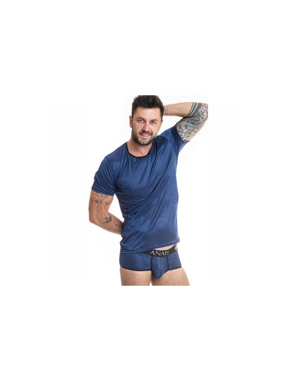 Anais Men Naval Camiseta