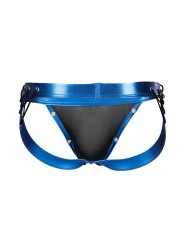 Cut4Men Jockstrap Desire Cuero Azul