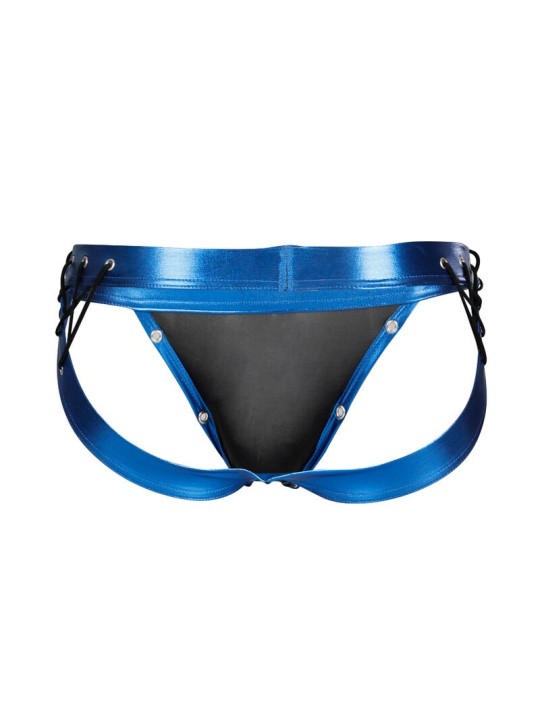 Cut4Men Jockstrap Desire Cuero Azul