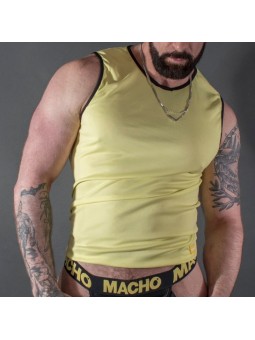 Macho Camiseta Amarillo