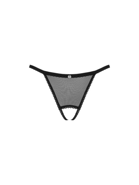 Obsessive Celia Noir Crotchless Tanga