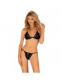 Obsessive Punta Negra Bikini Negro