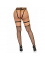 Leg Avenue Liguero Alto Cuero Vegano Talla | Lencería BDSM