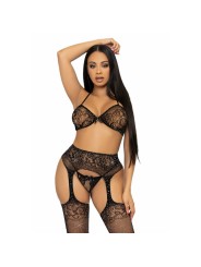 Leg Avenue Set Tres Piezas Sujetador, | Conjunto Lencería