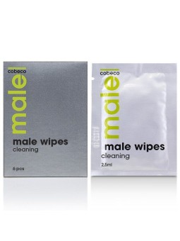 Cobeco Male Wipes Toallitas Higiénicas 6 x 2.5 ml