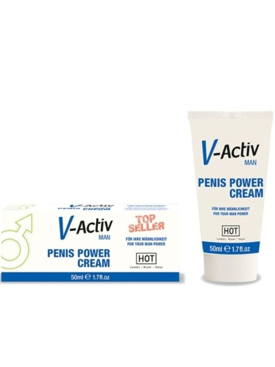 Hot V-Activ Crema Potenciadora Hombre 50 ml