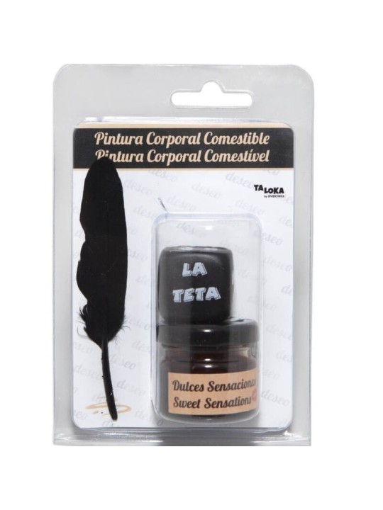 Taloka Pintura Corporal Comestible Sabor Chocolate & Dado