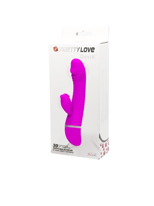 Pretty Love Flirtation Vibrador Con Rabbit David - Comprar Conejito vibrador Pretty Love - Conejito rampante (4)