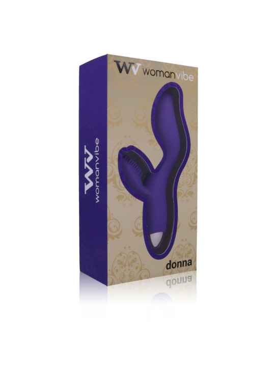 Womanvibe Donna Vibrador Recargable - Comprar Conejito vibrador Womanvibe - Conejito rampante (4)