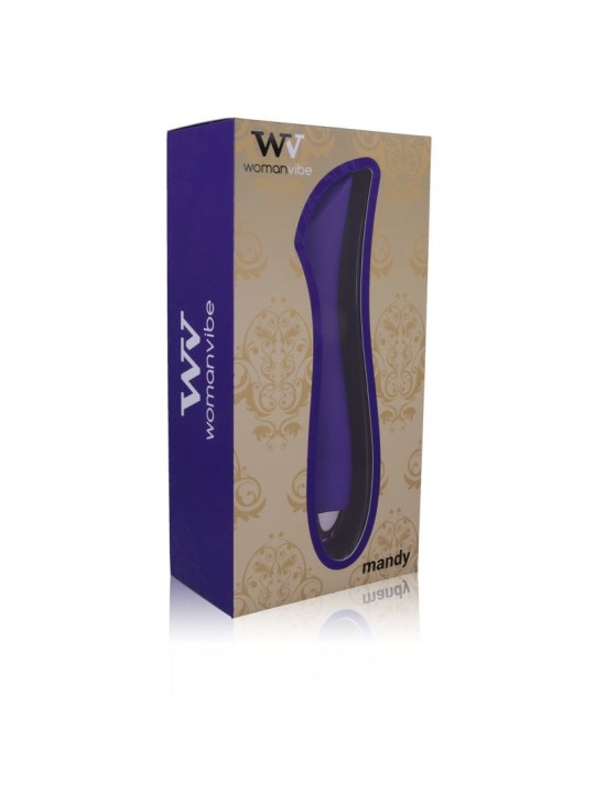 Womanvibe Mandy Vibrador Recargable Silicona Punto "K" - Comprar Vibrador clásico Womanvibe - Vibradores clásicos (4)