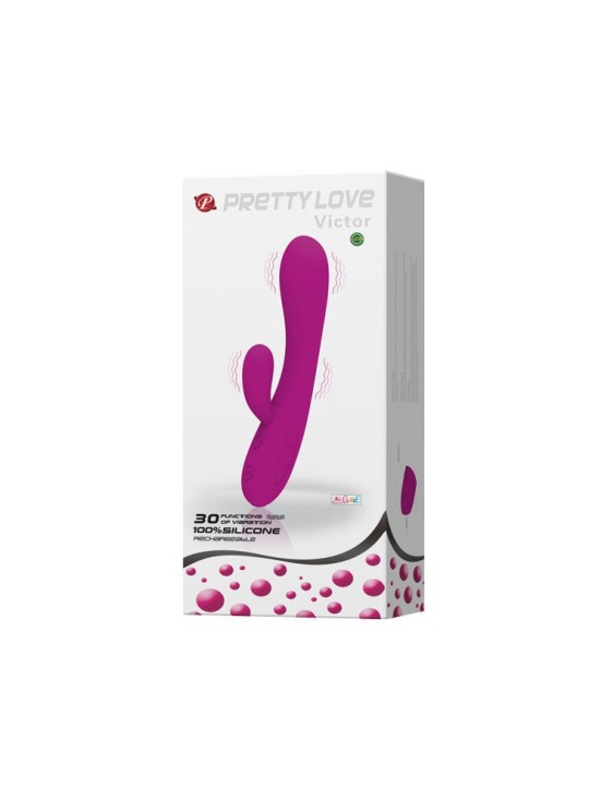 Pretty Love Vibrador Con Estimulador Clítoris - Comprar Conejito vibrador Pretty Love - Conejito rampante (4)